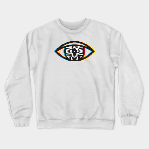 The Eyes Have It Crewneck Sweatshirt by Add Noise Studios